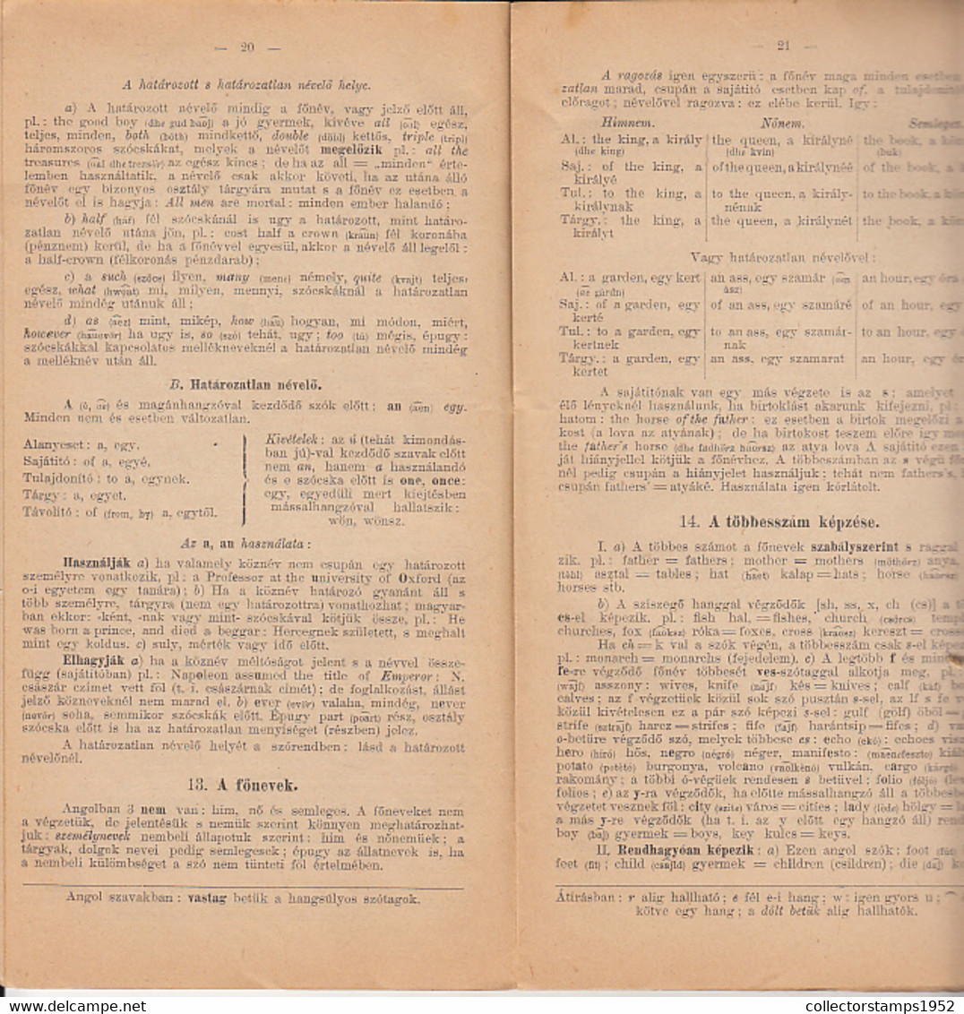 8584FM- ENGLISH- HUNGARIAN- GERMAN PRACTICAL CONVERSATION GUIDE, DICTIONARIES, ABOUT 1912, HUNGARY - Wörterbücher