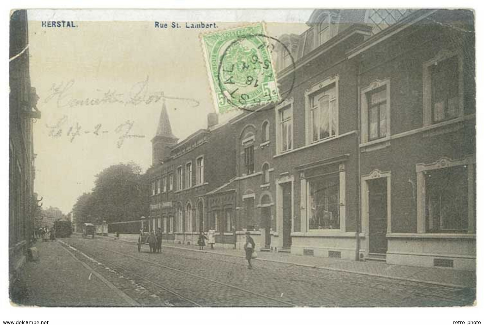 Cpa Belgique - Herstal - Rue St Lambert - Herstal