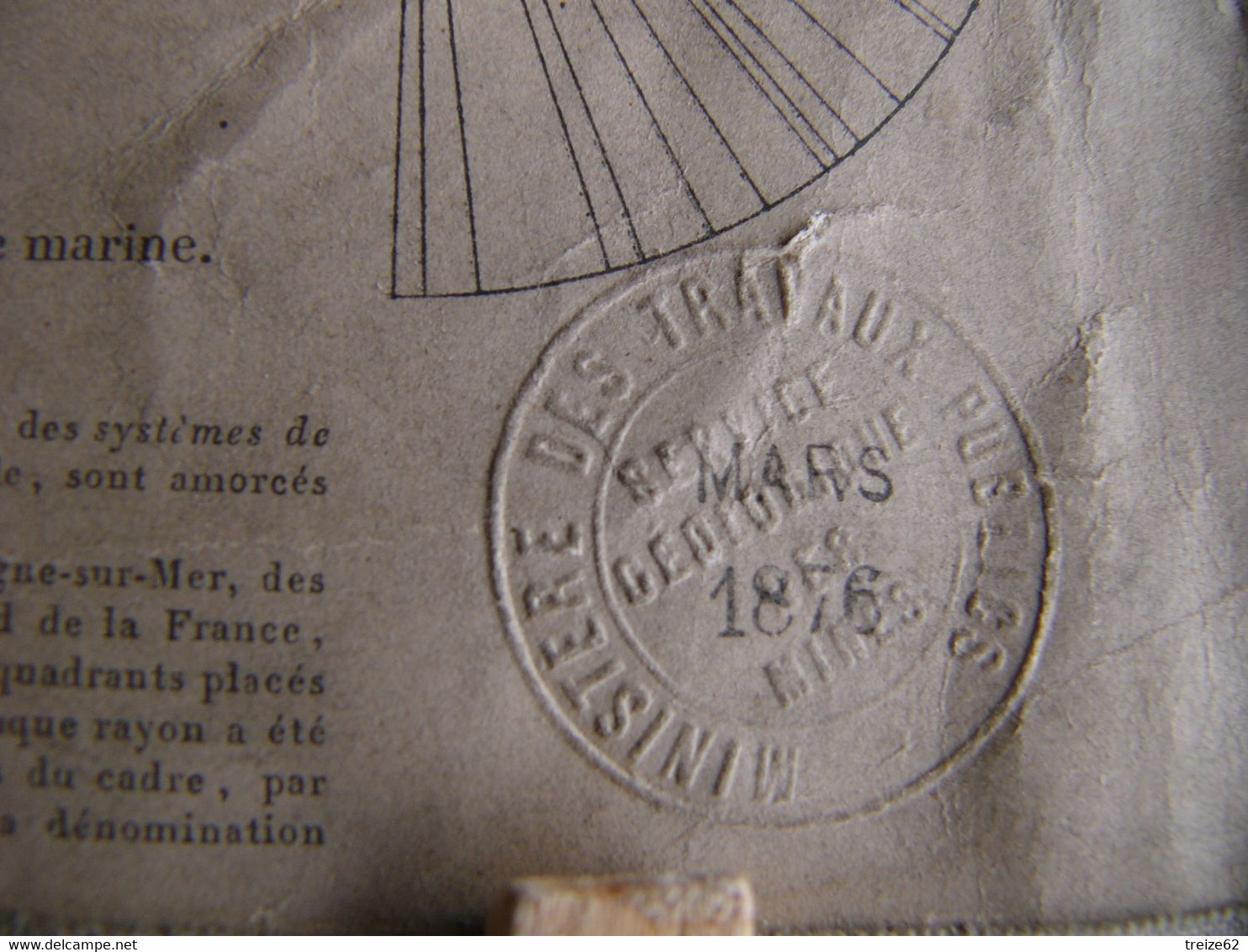1876 Carte Toilée Montreuil Sur Mer Le Touquet Berck Merlimont Cucq Groffliers Favières Fort Mahon Verton Quend Rue - Topographical Maps