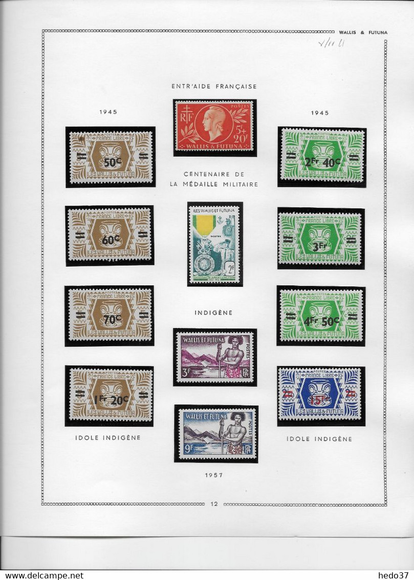 Wallis Et Futuna - Collection Vendue Page Par Page - Neufs */** Avec/sans Charnière - TB - Unused Stamps