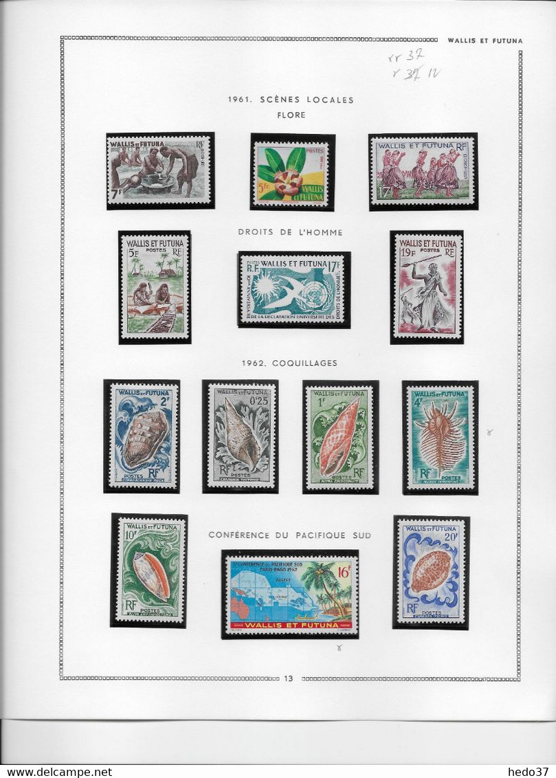 Wallis Et Futuna - Collection Vendue Page Par Page - Neufs */** Avec/sans Charnière - TB - Nuovi