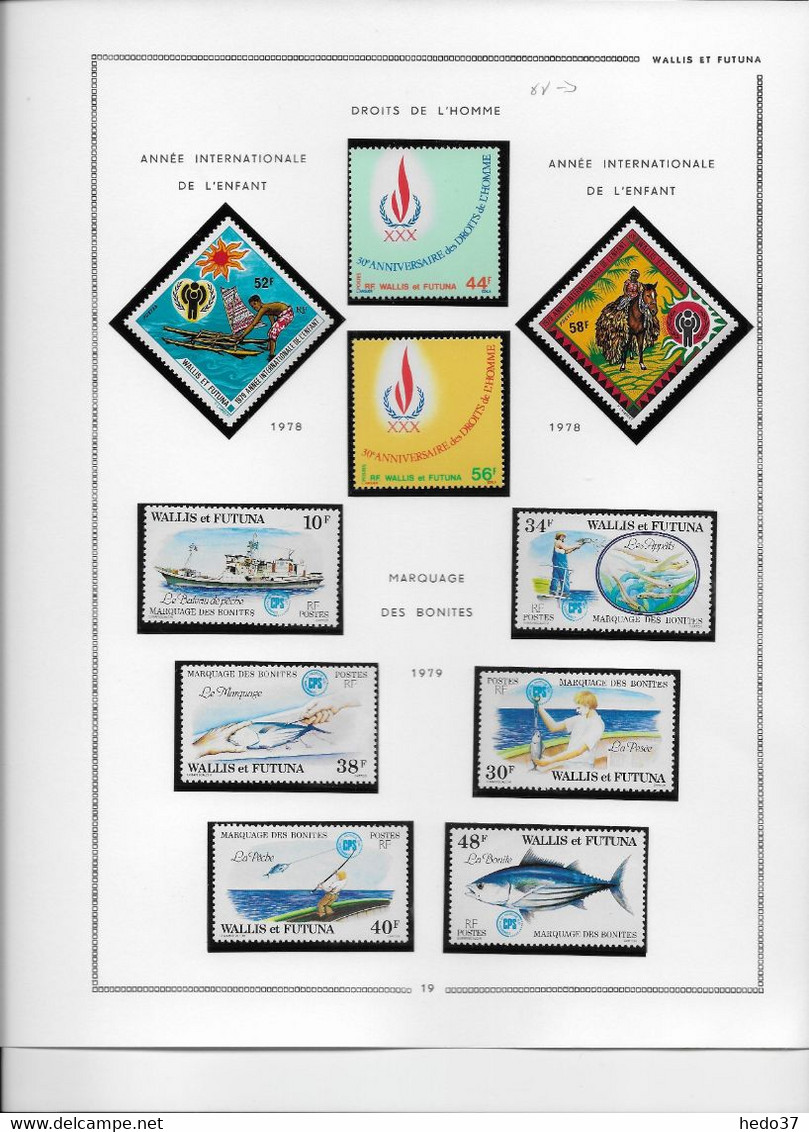 Wallis Et Futuna - Collection Vendue Page Par Page - Neufs ** Sans Charnière - TB - Unused Stamps