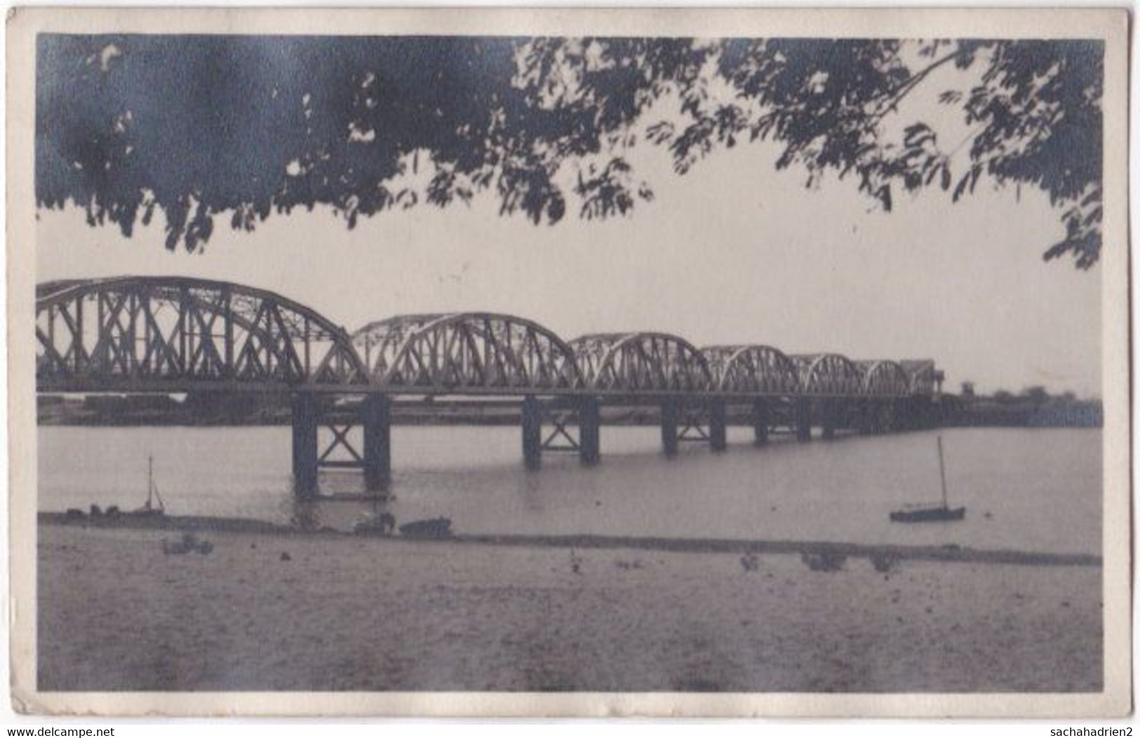 Carte-photo. KHARTOUM. Le Pont (Blue Nile Bridge) - Sudan