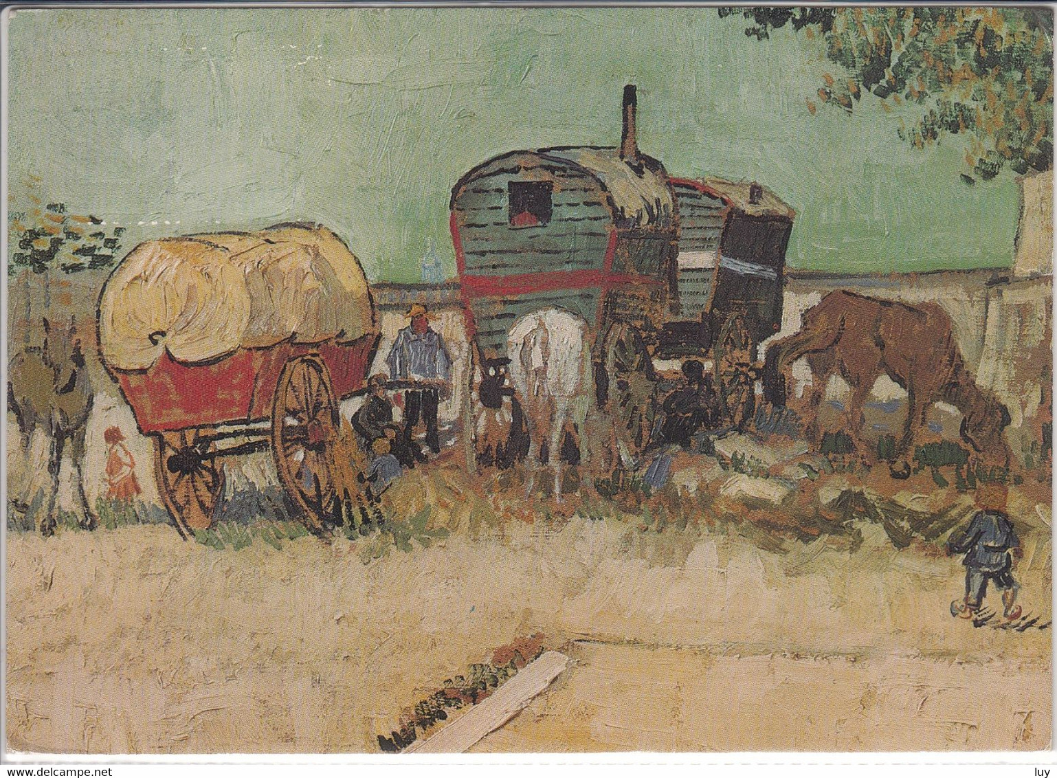 VINCENT VAN GOGH, ZIGEUNERWAGEN, Orig . Musee Du Jeu De Paume, - Van Gogh, Vincent