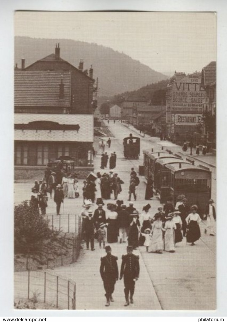 88 GERARDMER Départ Du Tramway De La Schlucht  Reproduction - Gerardmer