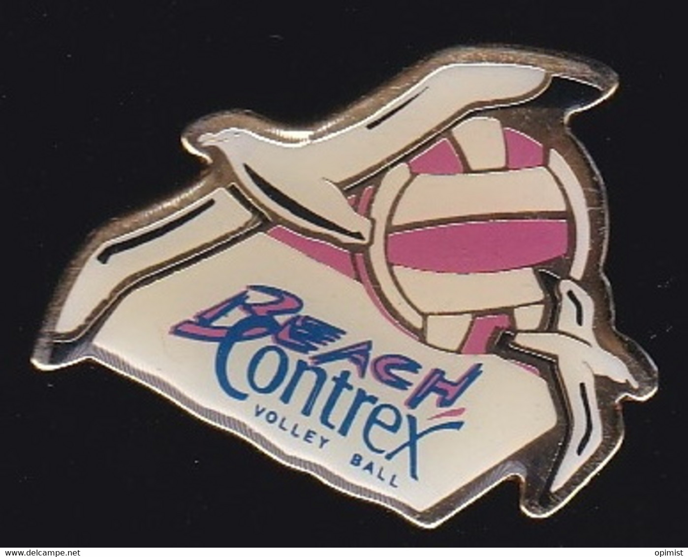 71025- Pin's. Contrex.beach Volley Ball. - Volleyball