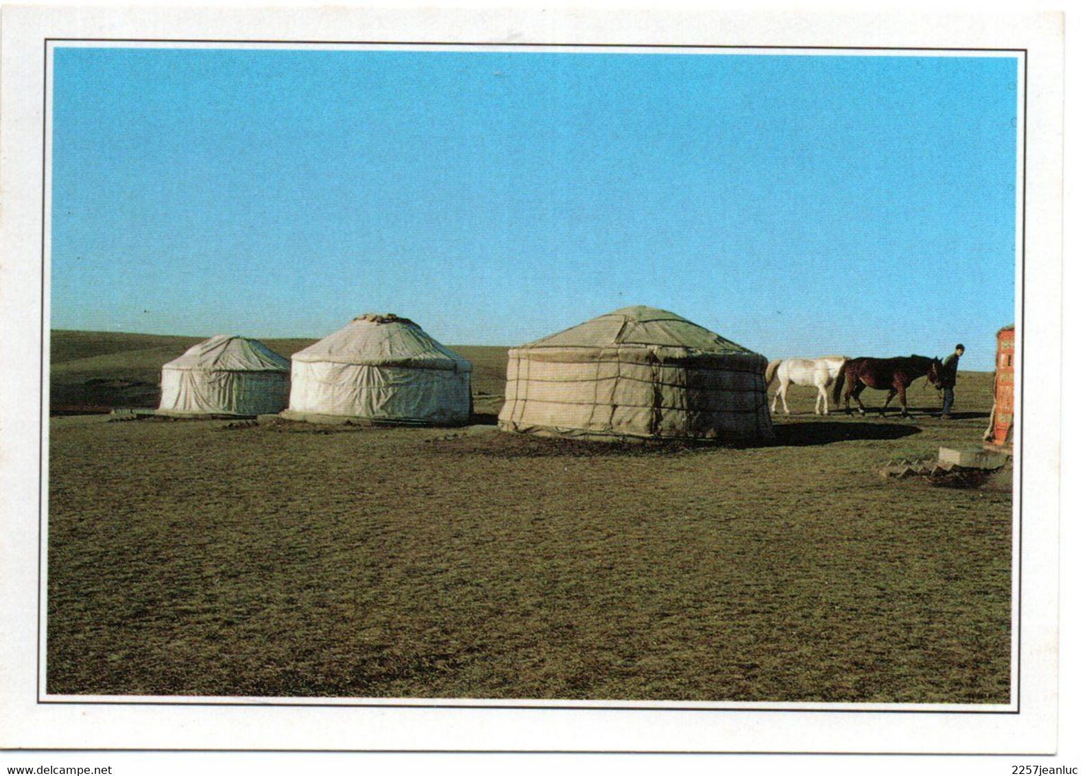 CPM -  Les Yourtes De Nomades   Dans La Steppes En Mongolie - Mongolei