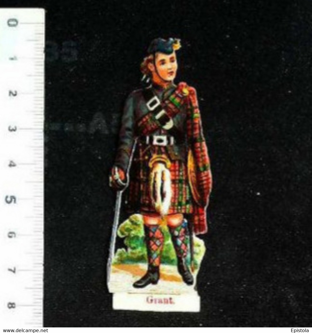 ► Scottish Clan GRANT  "Stand Fast" Highlands - Decoupis Anglais XIXeme "Victorian Die-cuts" - Enfants