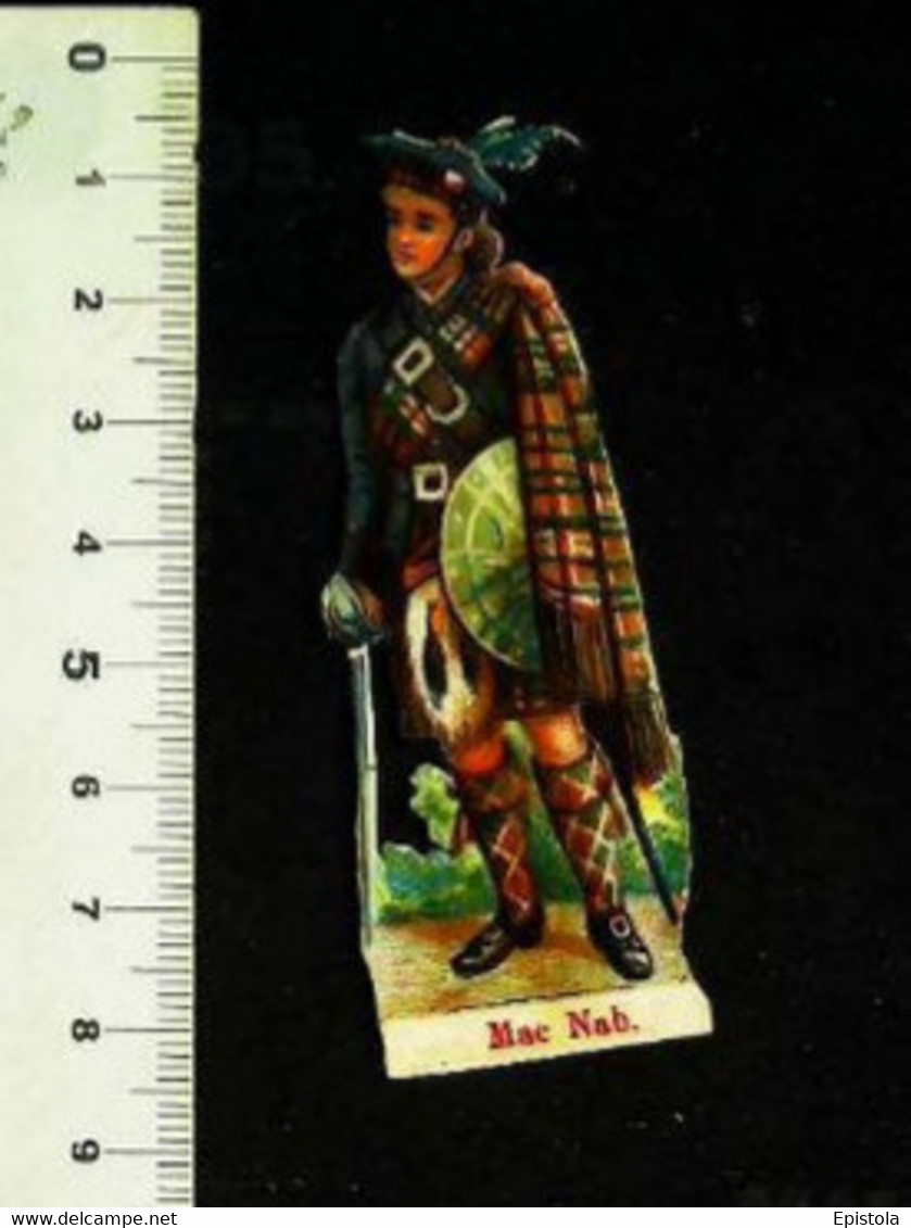 ► Scottish Clan MacNAB "Timor Omnis Abesto" Highlands - Decoupis Anglais XIXeme "Victorian Die-cuts" - Enfants