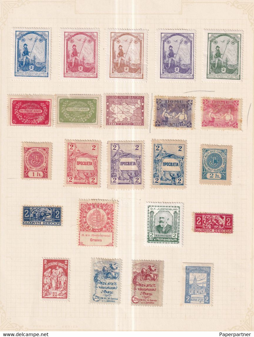 Austria German Österreich Poster Stamps Vignette Group - Nuevos