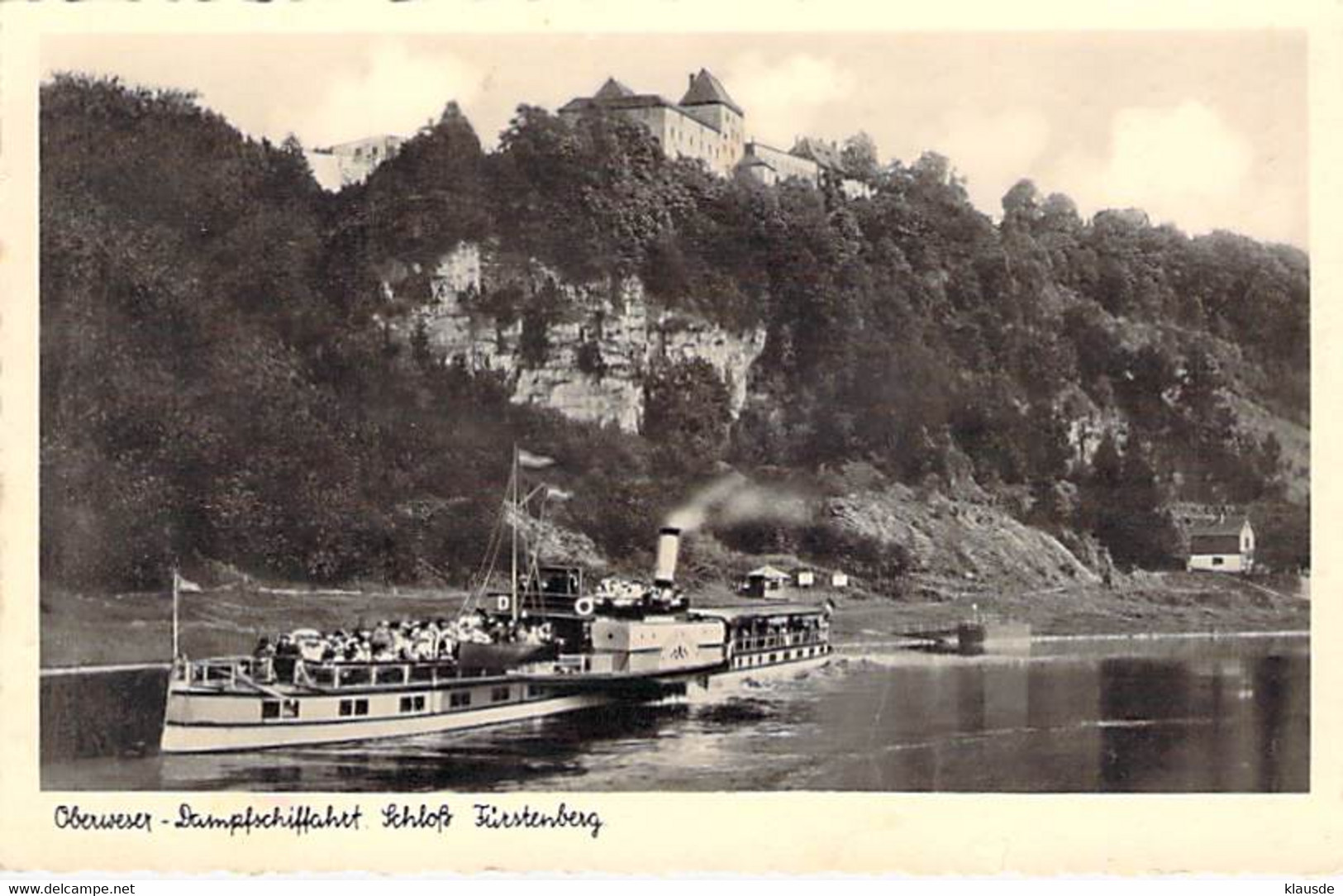 Oberweser Dampfschiffahrt - Schloss Fürstenberg - Fürstenberg