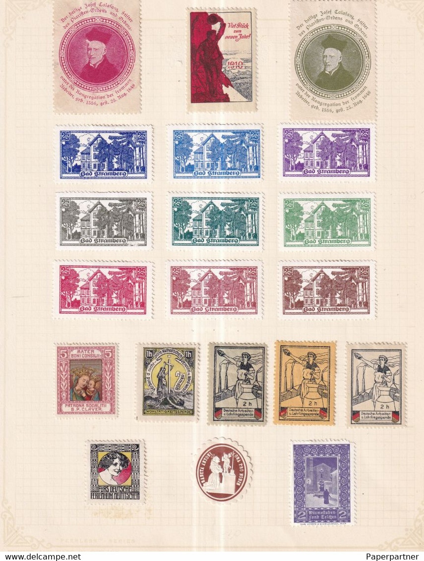 Austria German Österreich Poster Stamps Vignette Group - Nuevos