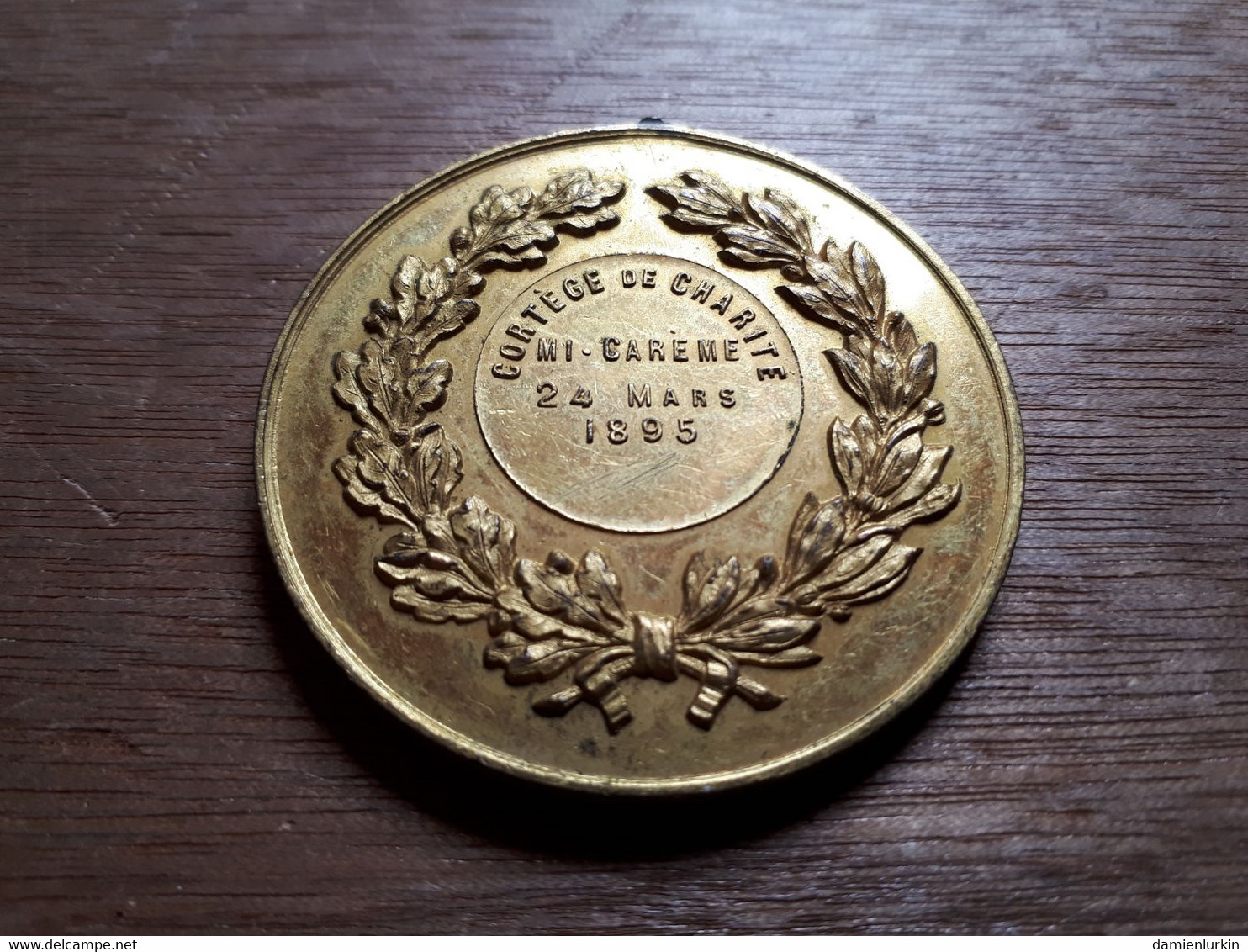 BELGIQUE BRUXELLES MEDAILLE DENIER DES ECOLES 1895 - Profesionales / De Sociedad