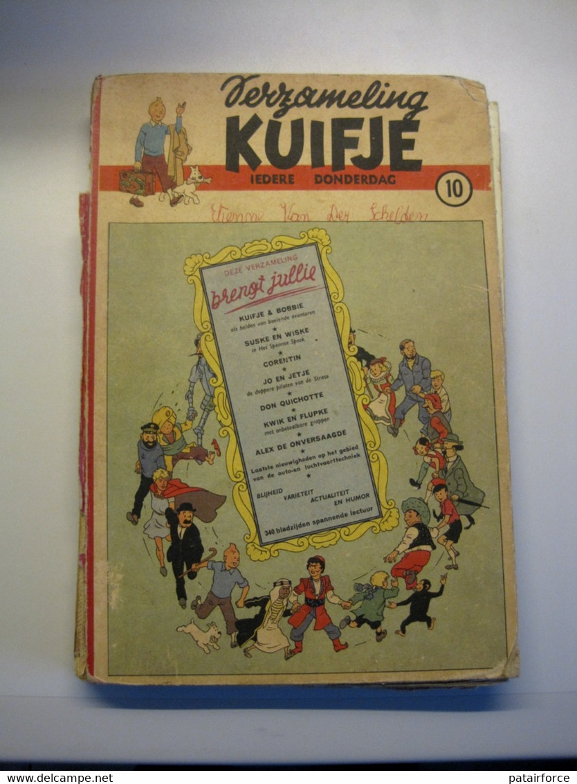 Verzameling KUIFJE Nr 10        Vierde Jaargang Nr 38    Sept 1949 - Jan 1950 - Kuifje