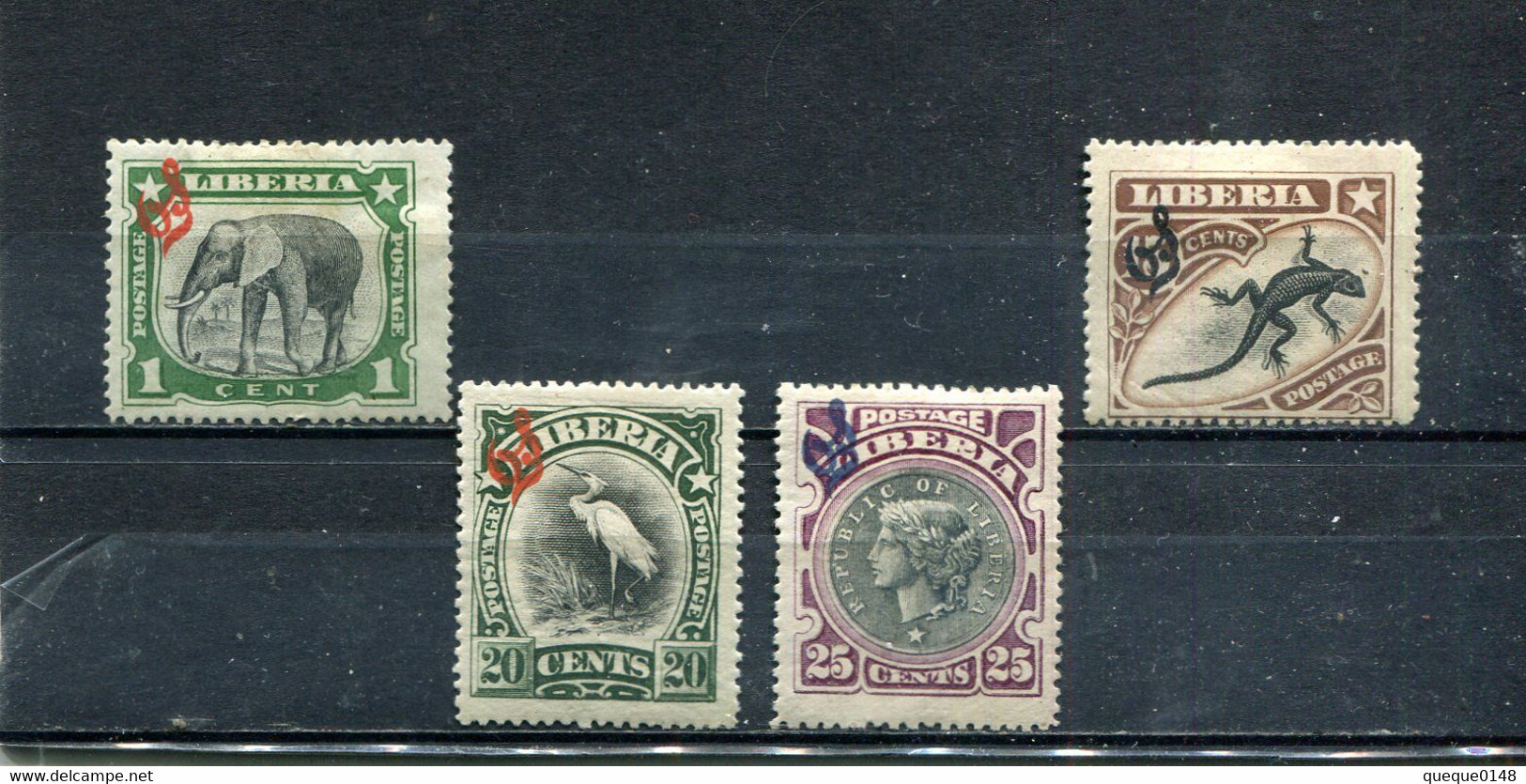 Liberia 1906 Yt 45 49-50-51 * Timbres De Service - Liberia