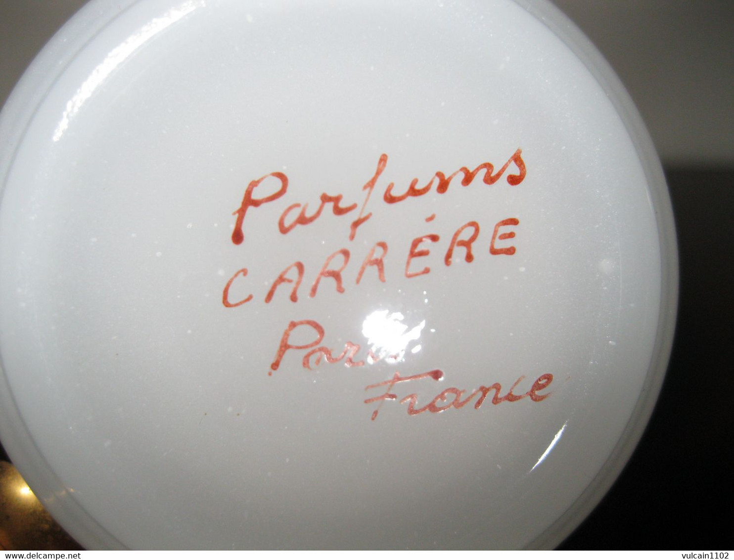 ANCIEN FLACON VAPORISATEUR "SIGNATURE" PARFUMS CARRERE PARIS FRANCE VERS 1945