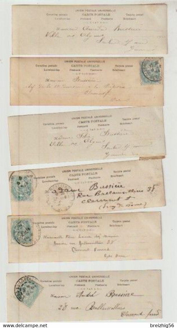 Reutlinger 6 Cartes Format Réduit Artiste-femmes (Ritter, Navita, Pierat, Cavaliéri, Juniore, Loty) - Beroemde Vrouwen