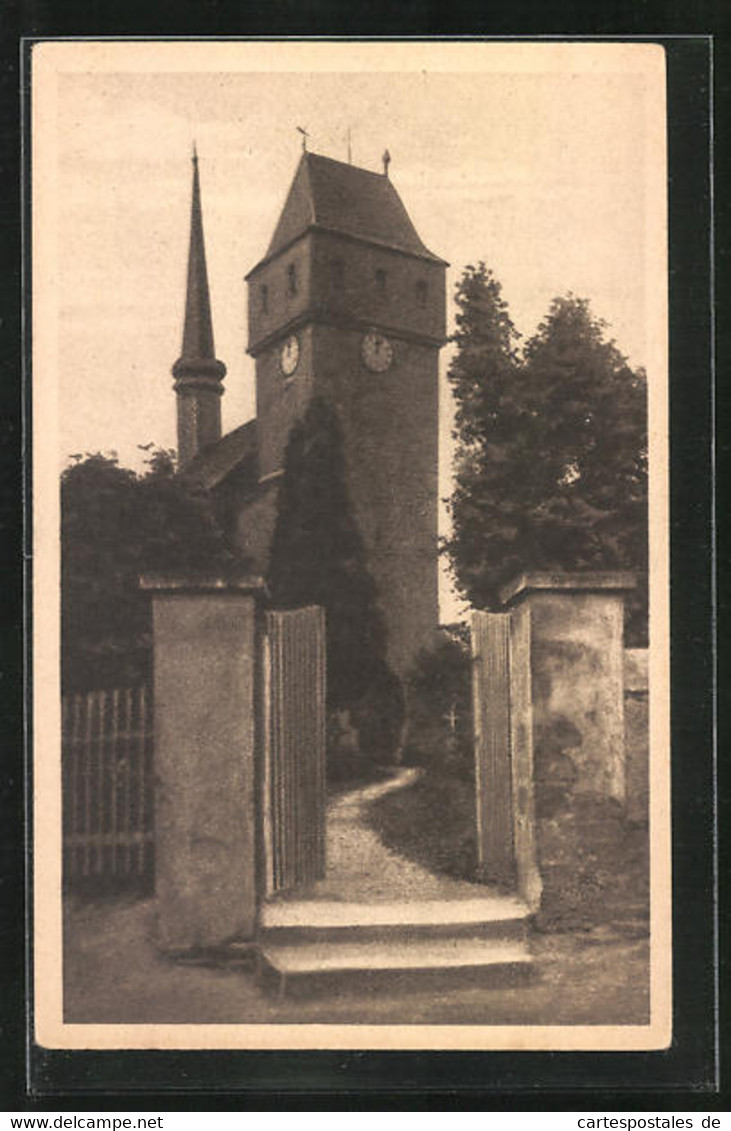 AK Veitsberg Bei Weida, Kirche, Einer Der ältesten In Deutschland - Weida