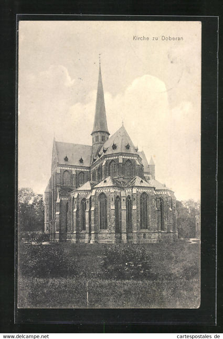 AK Doberan, Blick Zur Kirche - Bad Doberan