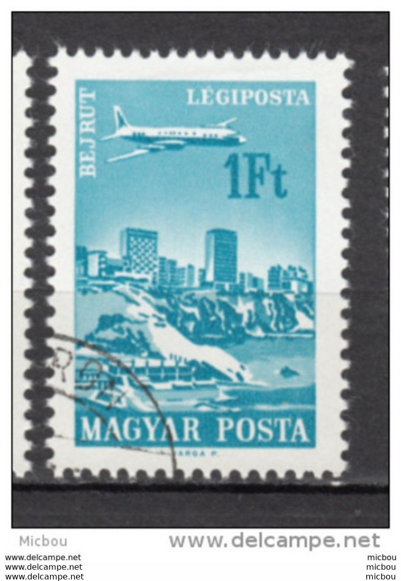 Hongrie, Hungary, Poste Aérienne, Airmail, Avion, Plane, Beyrouth, Chute, Fall, Chutes, Falls - Vliegtuigen