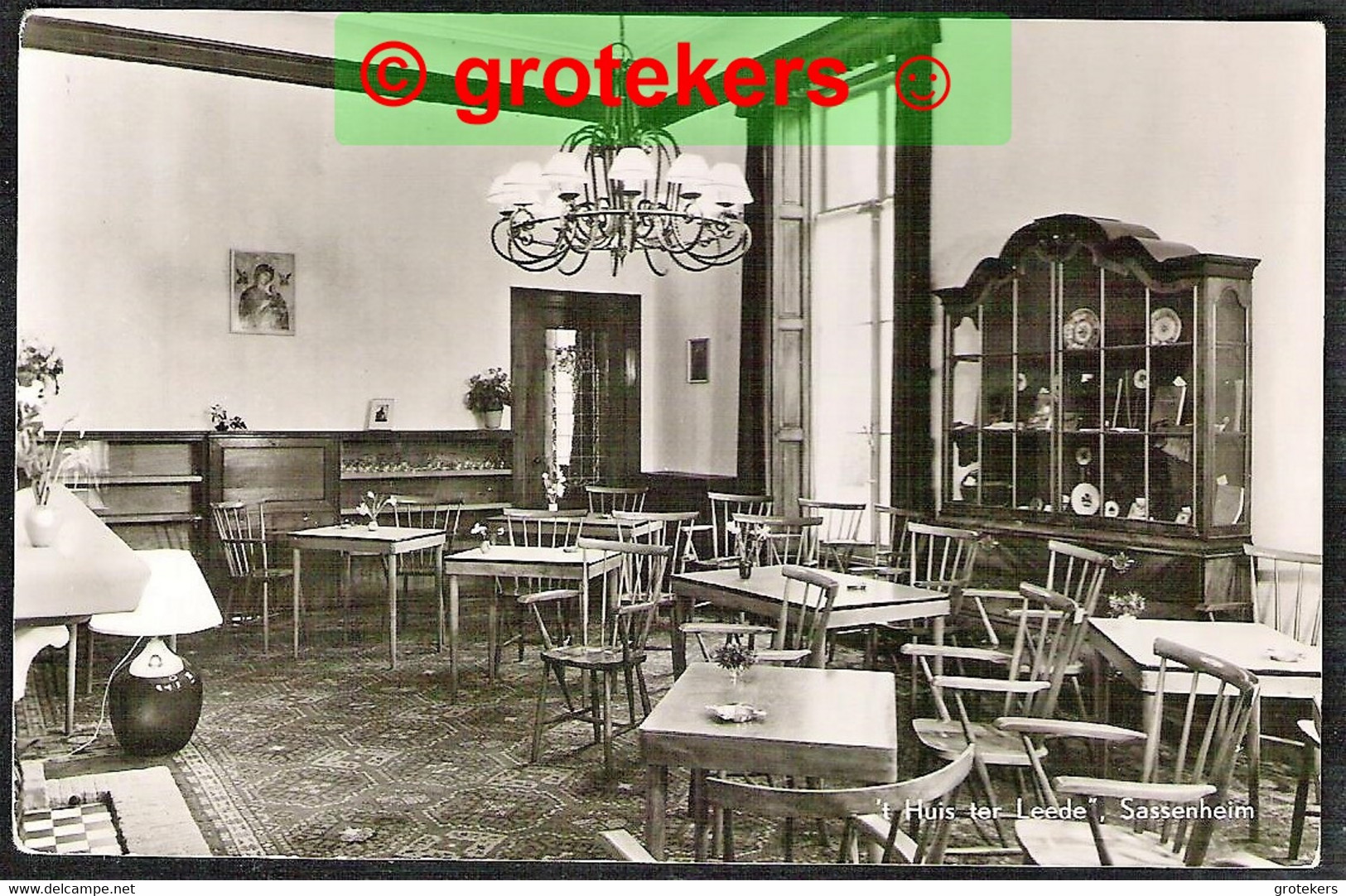 SASSENHEIM ’t Huis Ter Leede Conferentiezaal Gidsenbeweging 1957 - Sassenheim