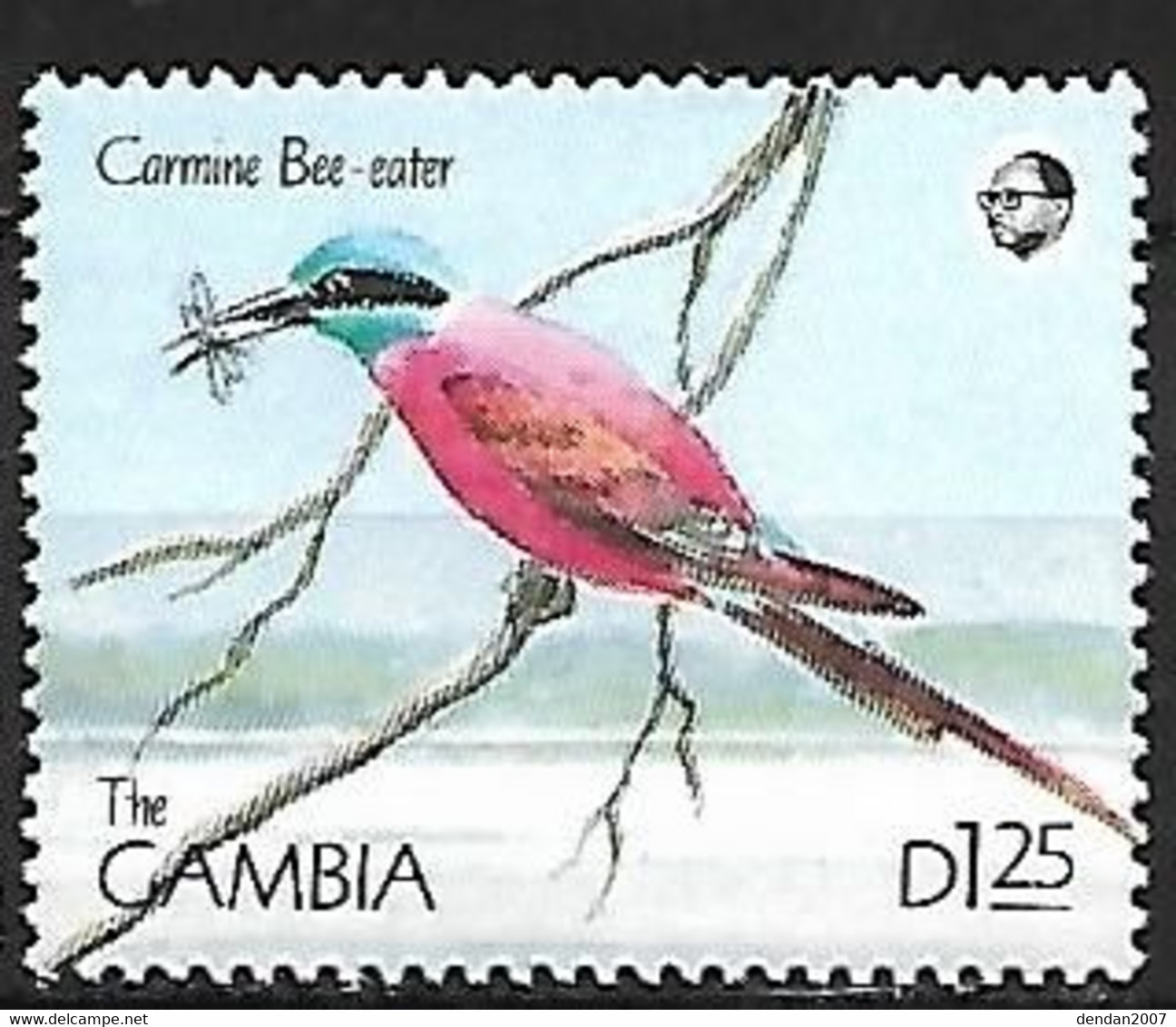 Gambia - MNH ** 1990 :    Northern Carmine Bee-eater  -  Merops Nubicus - Otros & Sin Clasificación