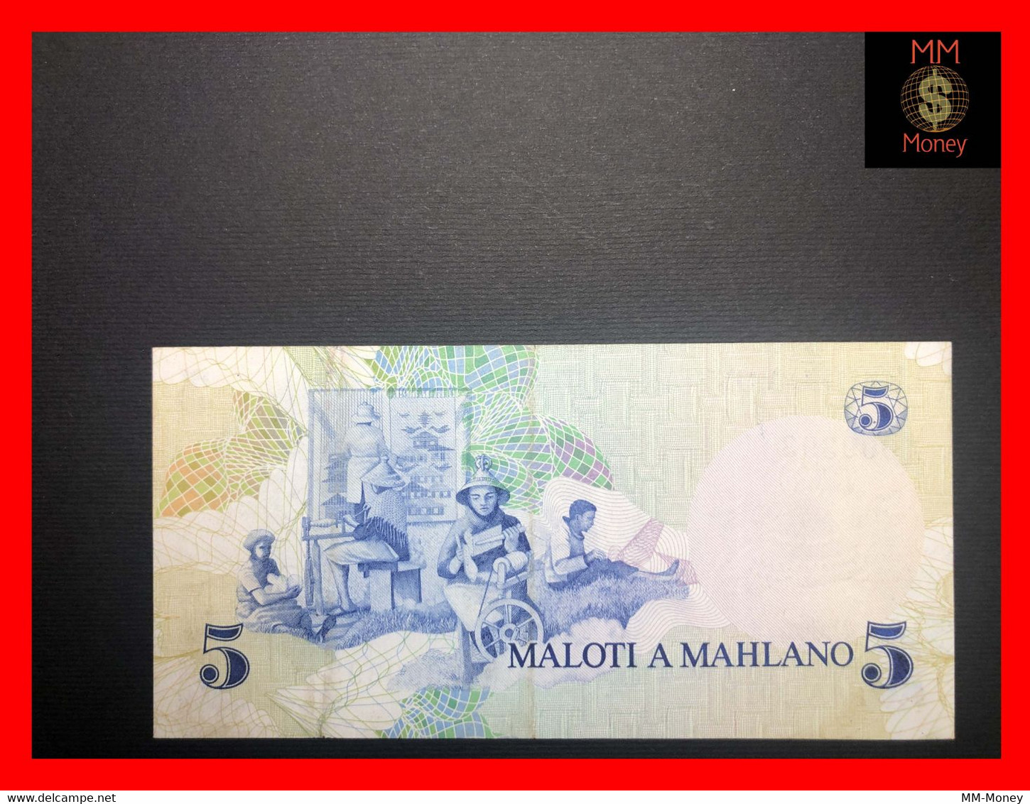 LESOTHO 5  Maloti  1979  P. 2   *rare*   VF \ XF - Lesoto