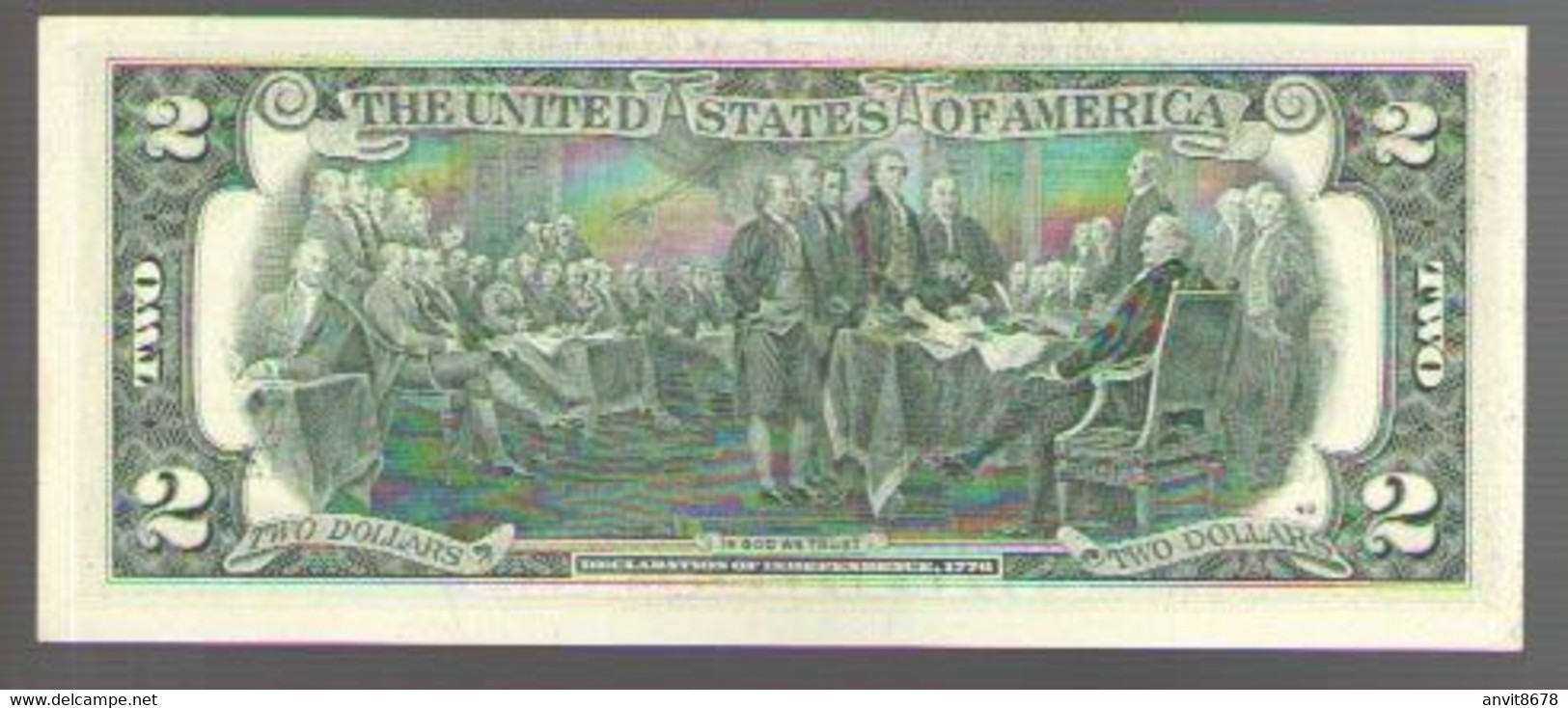 США. 2 ДОЛЛАРА  B  2009 UNC - Federal Reserve Notes (1928-...)