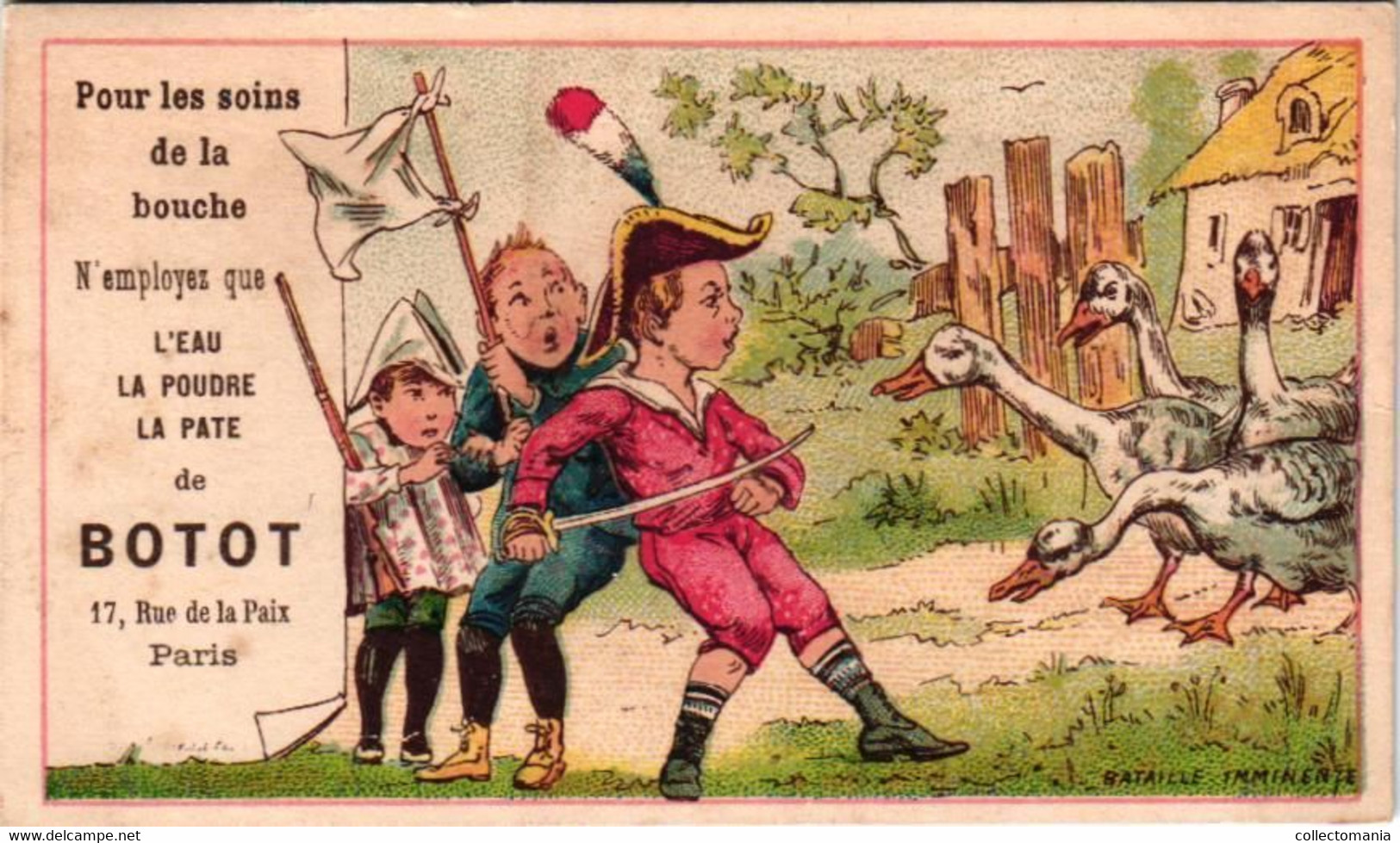 6 Cards Dentifrice De Botot   Pâte Dentifrice Glycérine  Calendrier 1884 - Ohne Zuordnung