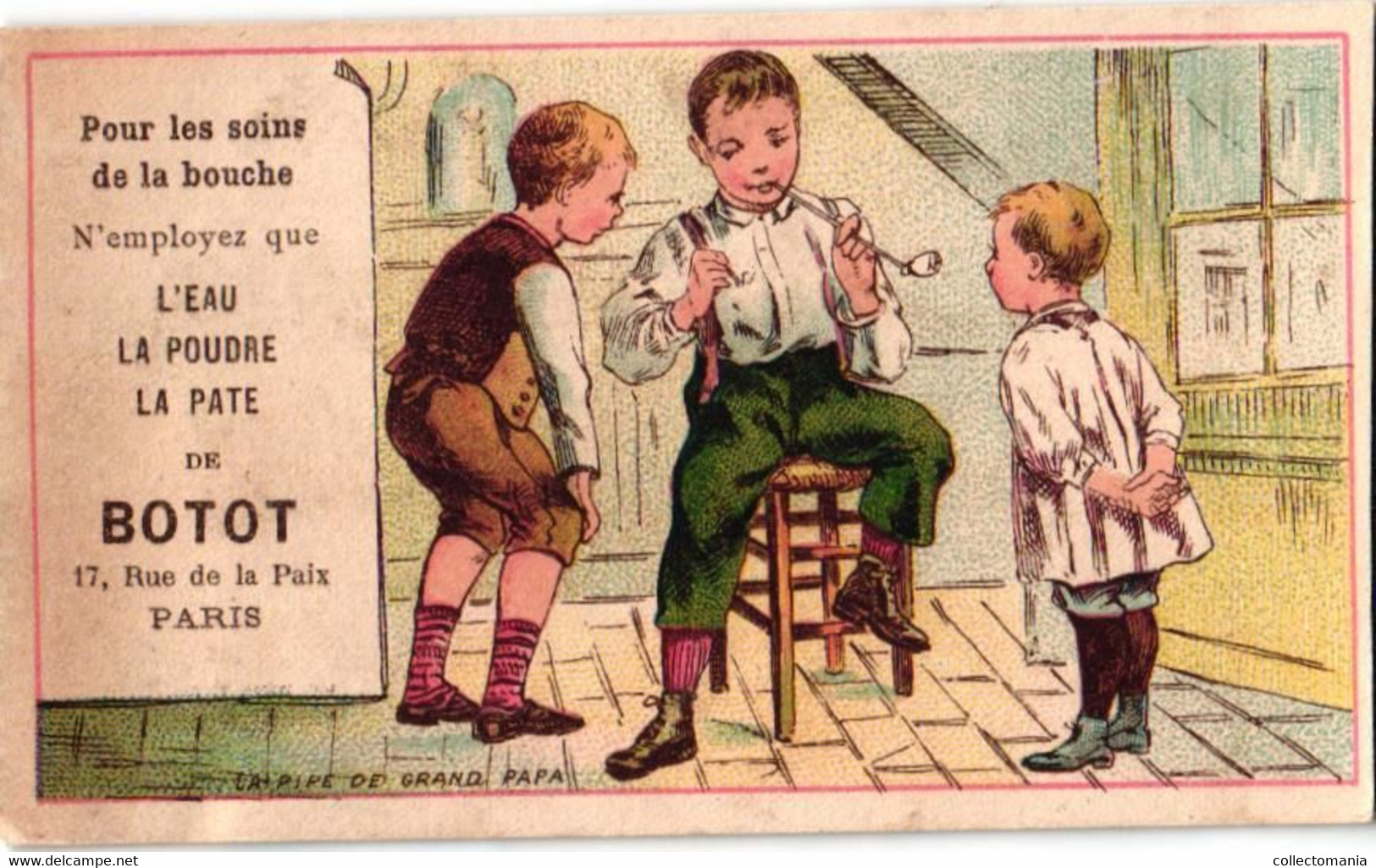 6 Cards Dentifrice De Botot   Pâte Dentifrice Glycérine  Calendrier 1884 - Non Classificati