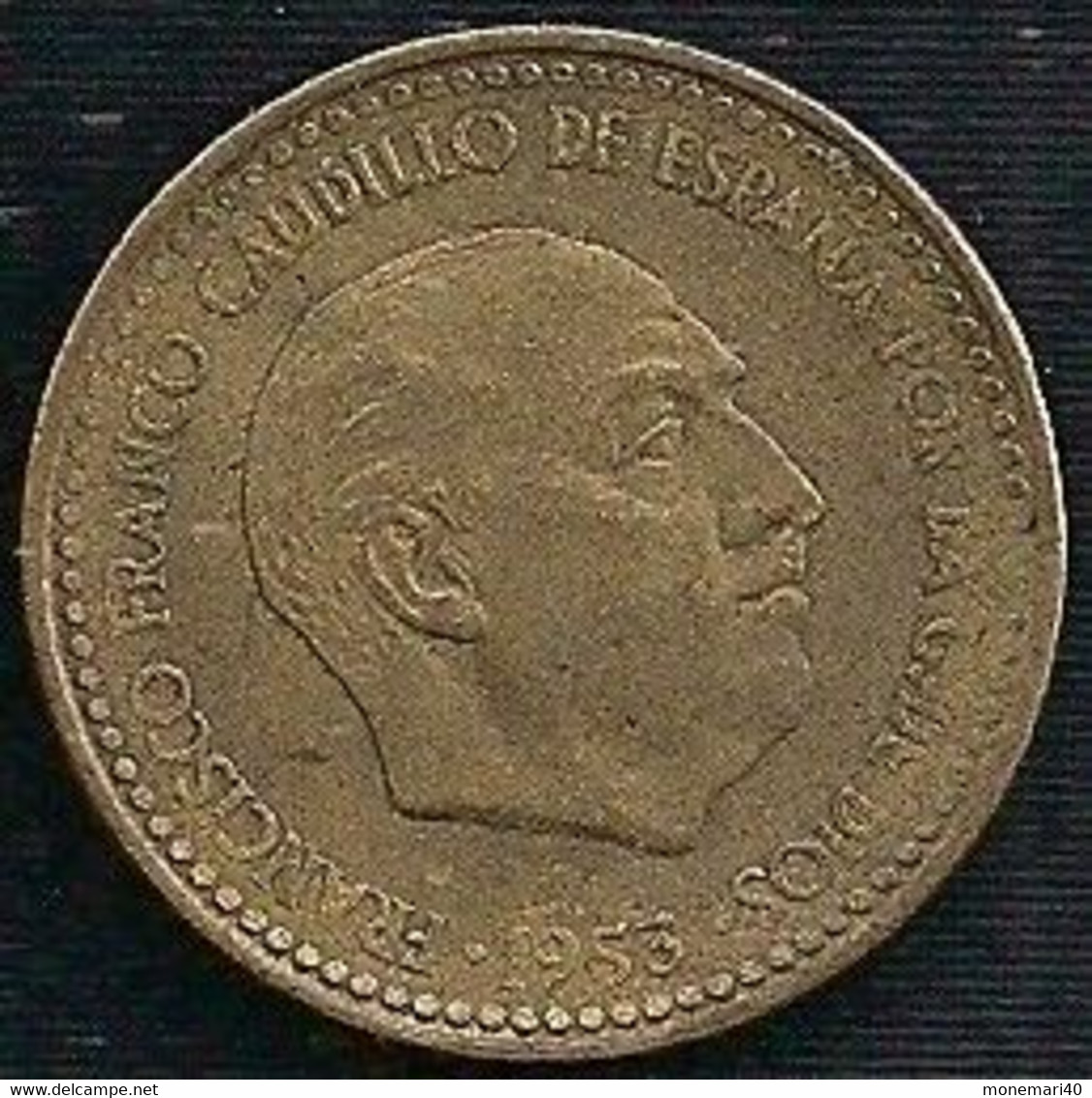 ESPAGNE 1 PESETA - 1953 - 1 Peseta