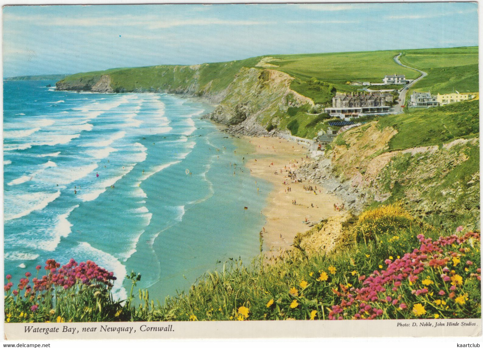 Watergate Bay, Near Newquay, Cornwall - (John Hinde Original) - Newquay