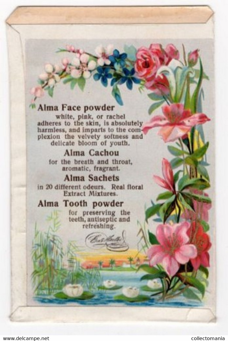 5 Dentifrice Crême Angelique Dr. Sheffield's  Alma Poudre Dentifrice Kalodont Bénédictins Calendrier 1896 Tooth Past - Ohne Zuordnung