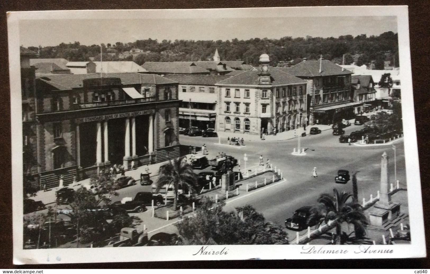 NAIROBI -  DELAMERE AVENUE  - CARTOLINA PA AVION  PER MOGADISCIO IN DATA 18/6/49 - Mundo