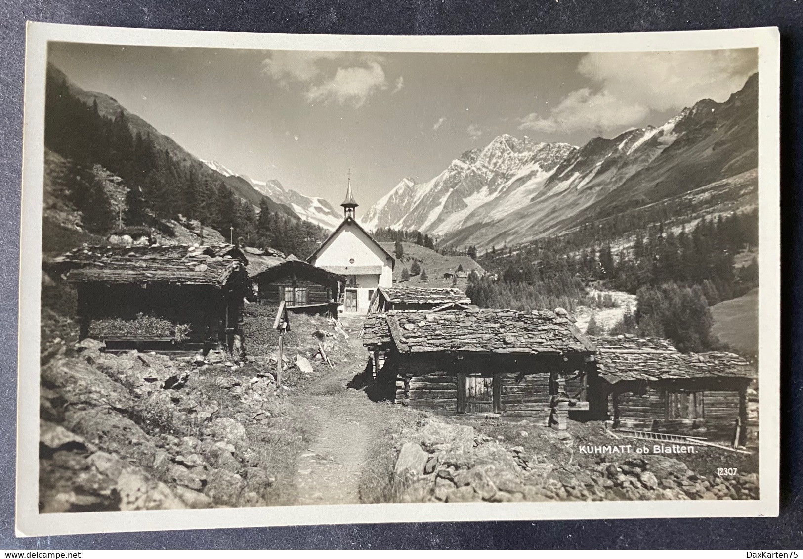 Kühmatt Ob Blatten Im Lötschental/ Fotokarte - Blatten