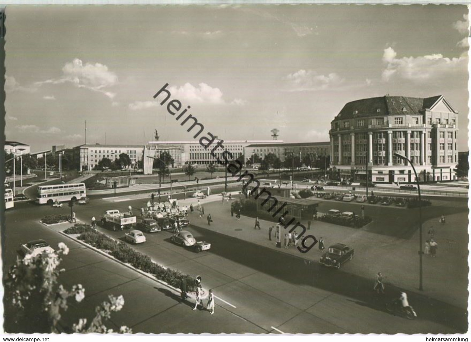 Berlin - Platz Der Luftbrücke - Foto-Ansichtskarte - Hans Andres-Verlag Berlin - Tempelhof