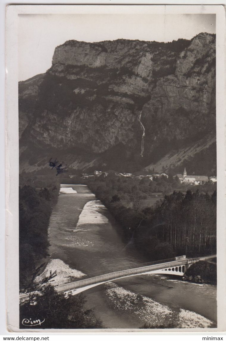 Carte Photo - Magland - Pont Du Crettet Et Magland - 1939 - Magland