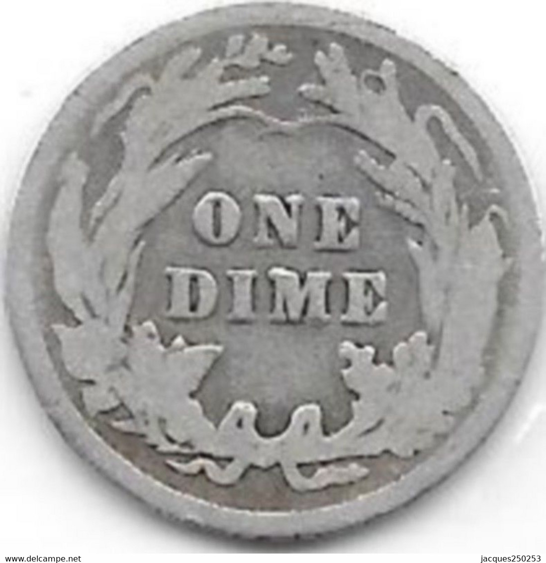 One Dime Argent 1915 - 1892-1916: Barber