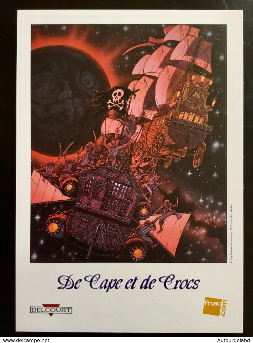 Ex Libris DE CAPE ET DE CROCS Par Ayroles Et Masbou - Illustrators M - O