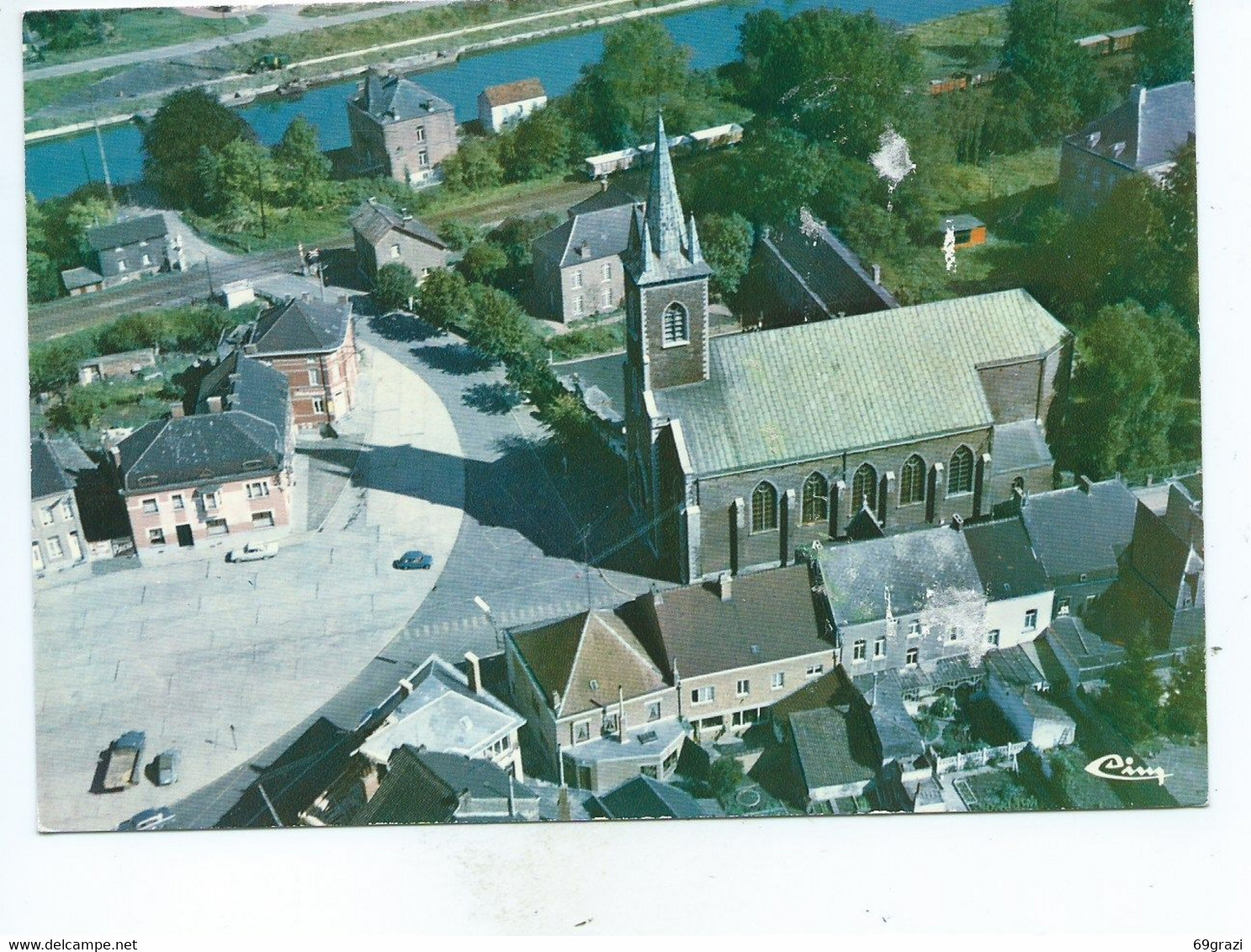 Pont à Celles Place Communale  ( Carte Ayant Voyagé ) - Pont-à-Celles