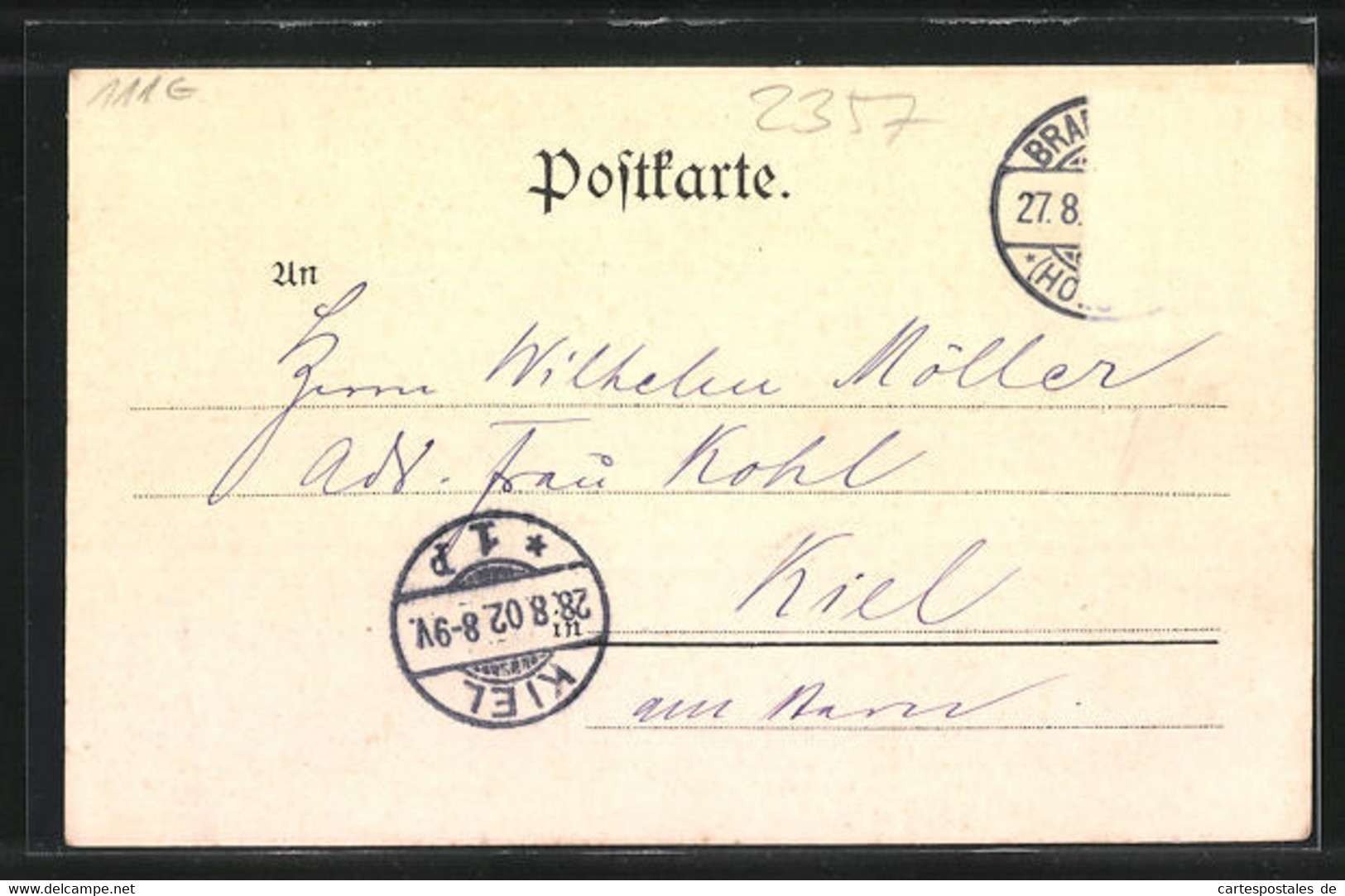 AK Bramstedt / Holstein, Hotel Stadt Hamburg V. H. Hesebeck Mit Postamt - Bad Bramstedt