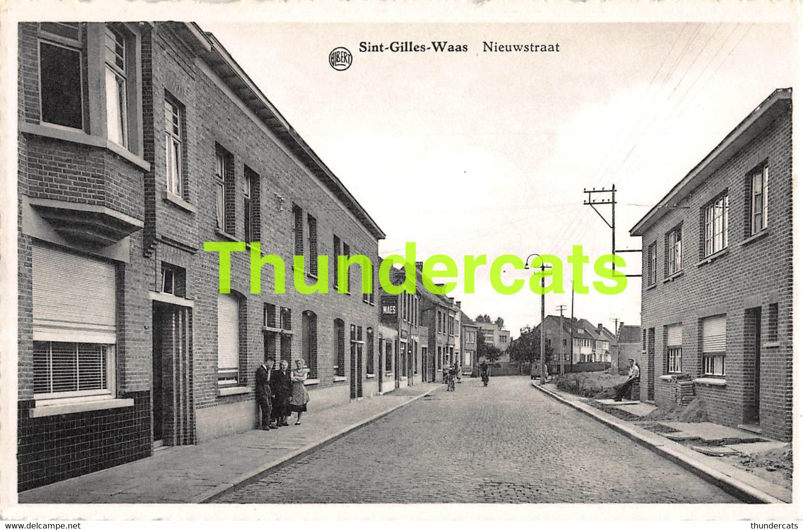 CPA SINT GILLIS GILLES WAAS WAES NIEUWSTRAAT - Sint-Gillis-Waas