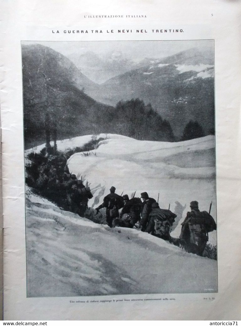 L'illustrazione Italiana 2 Gennaio 1916 WW1 Natale Macedonia Cadorna Guevghelì - Guerra 1914-18