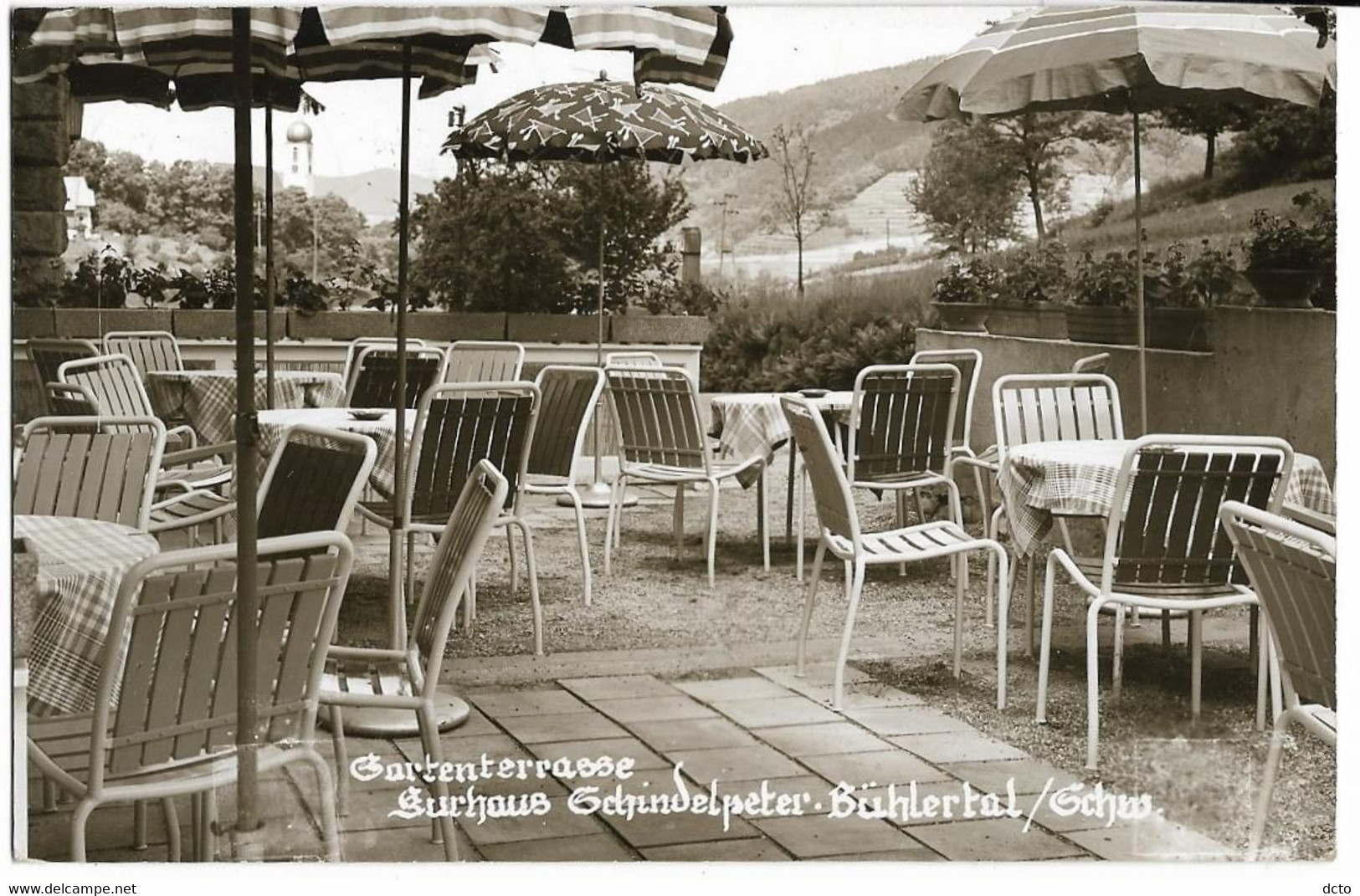 BÜHLERTAL/SCHW.  Surhaus Schindelpeter Gartenterrasse, Envoi 1969, Cpsm Pf - Buehlertal