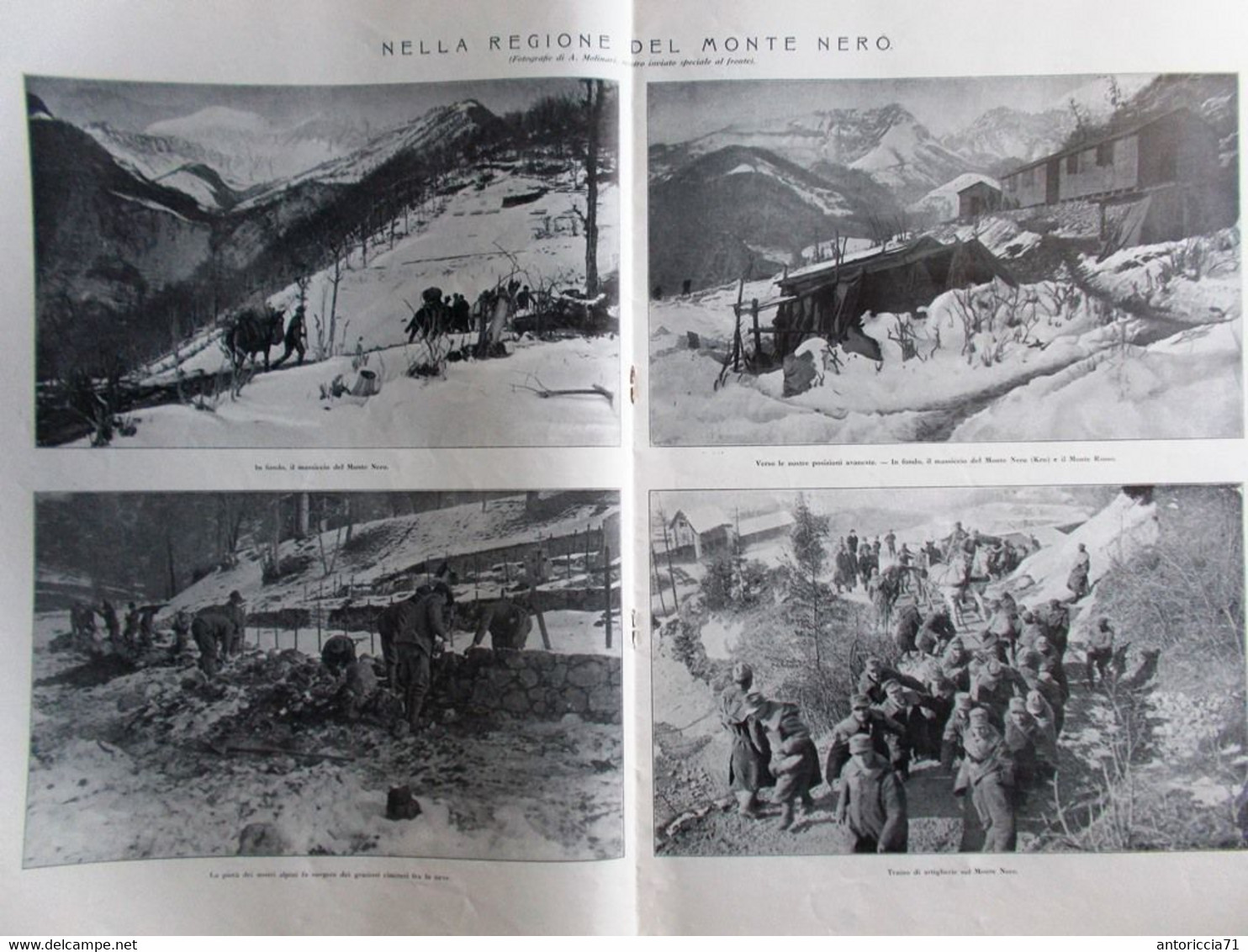 L'illustrazione Italiana 12 Marzo 1916 WW1 Petain Verdun Deledda Armenia Sylva - Weltkrieg 1914-18