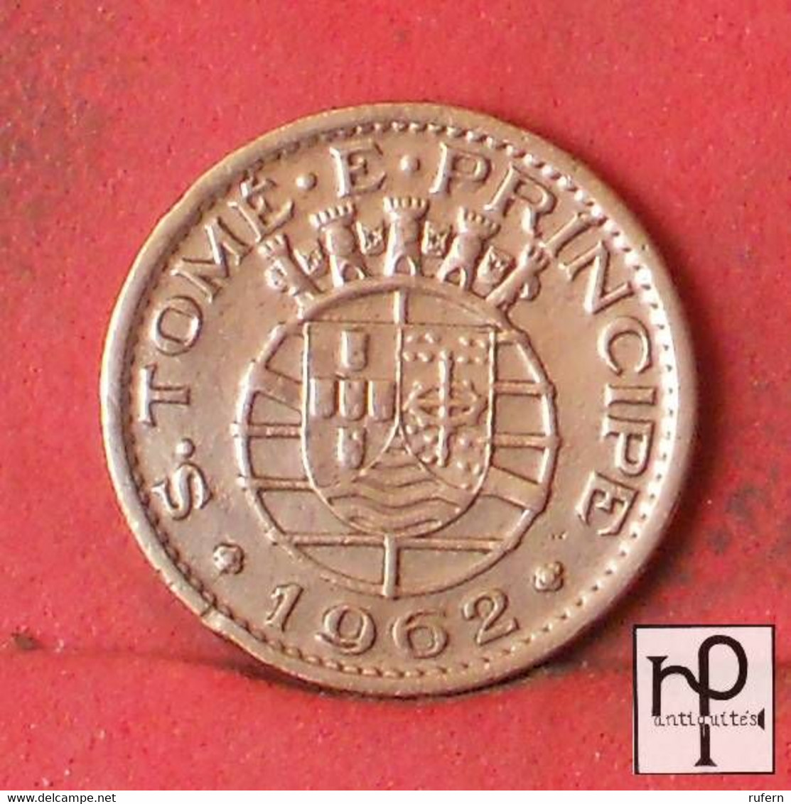 SAINT THOMAS E PRINCIPE 50 CENTAVOS 1962 -    KM# 17,1 - (Nº42940) - Santo Tomé Y Príncipe