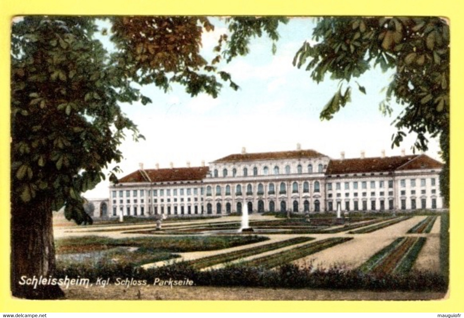 ALLEMAGNE / BAVIÈRE / OBERSCHLEISSHEIM / KGL. SCHLOSS, PARKSEITE - LE CHÂTEAU DE SCHLEISSHEIM CÔTÉ PARC - Oberschleissheim