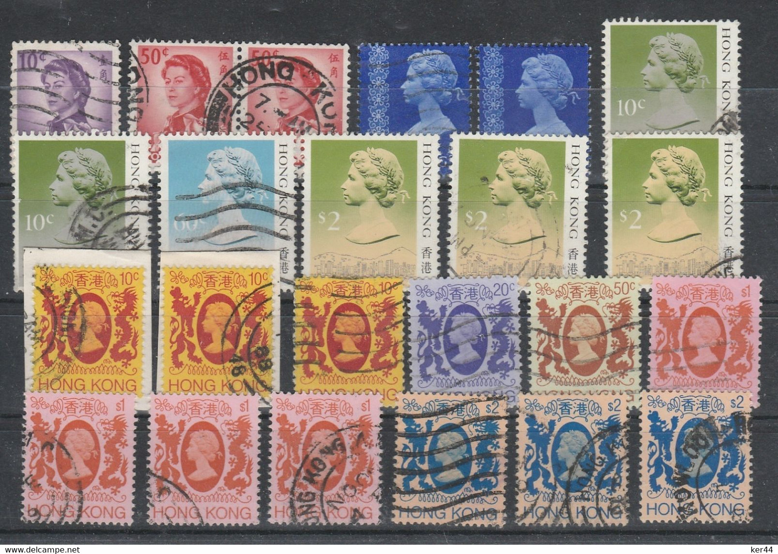 Petit Lot De Timbres Oblitérés Entre 1962 Et 1989 / Small Lot Of Used Stamps - Verzamelingen & Reeksen