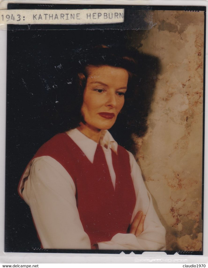 KATHARINE HEPBURN - ATTRICE - DIAPOSITIVA - Diapositive