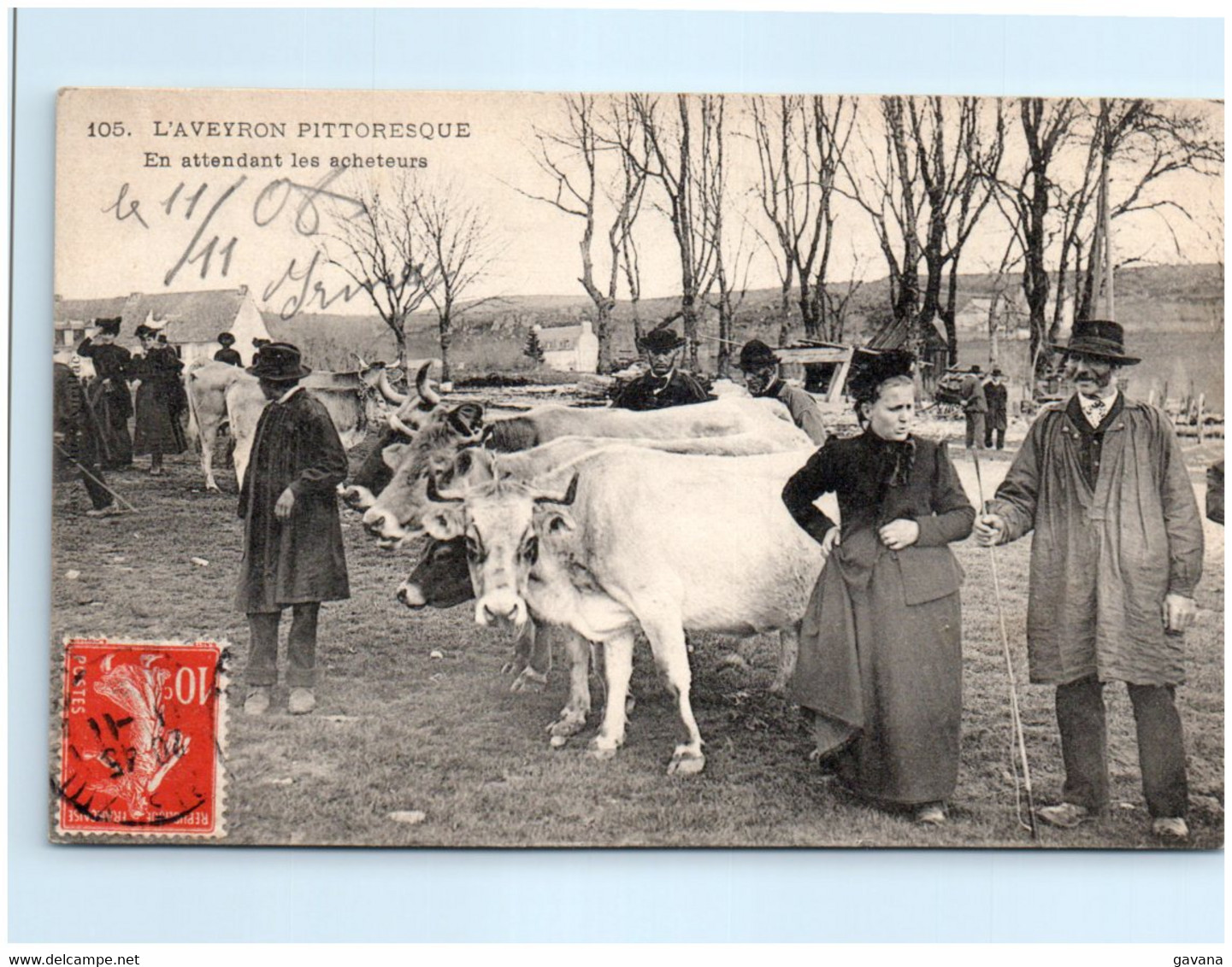 12 L'AVEYRON PITTORESQUE - En Attendant Les Acheteurs - Autres & Non Classés